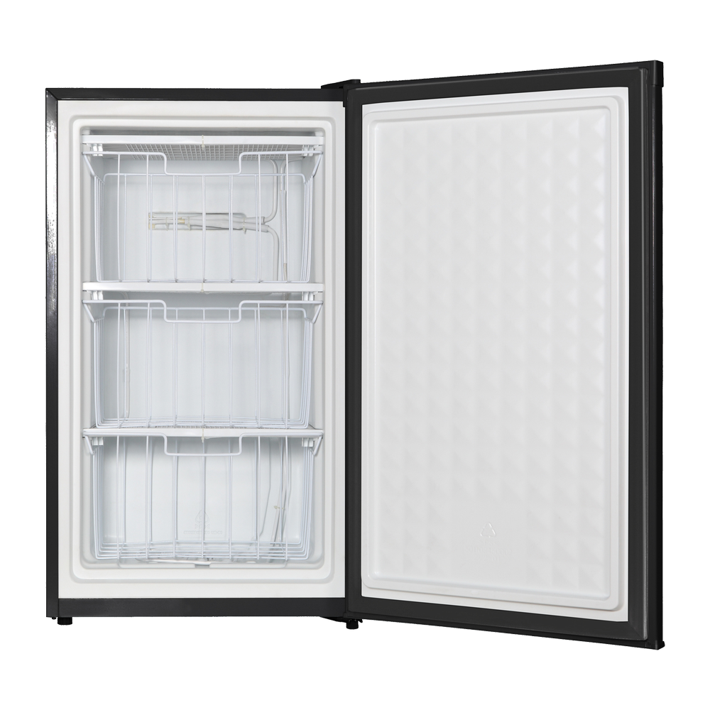 84L Upright Freezer, Stainless Steel — Esatto